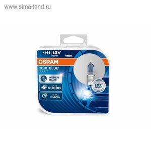 Лампа автомобильная Osram, H1, 12 В, 80 Вт, 62150CBB-HCB, 2 шт