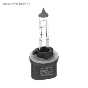 Лампа автомобильная Osram, H27W/1, 12 В, 27 Вт