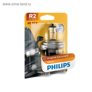 Лампа автомобильная Philips Visio, HR2, 12 В, 45/40 Вт, 12475B1