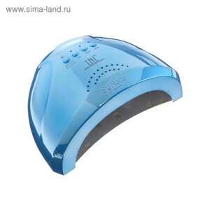 Лампа для гель-лака TNL Shiny, UV/LED, 48 Вт, 30 диодов, таймер 5/30/60 сек, перл. голубой