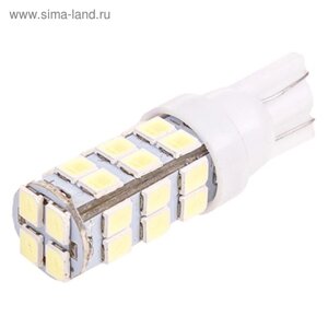 Лампа светодиодная Skyway T10 (W5W), 12 В, 25 SMD, без цоколя, S08201339