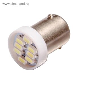 Лампа светодиодная Skyway T8.5 (T4W), 12 В, 8 SMD диодов, с цоколем, S08201228