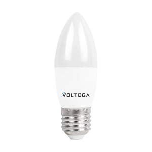 Лампа Voltega 8451, 10Вт, 3,7х3,7х11 см, E27, 880Лм, 2800К, цвет матовый