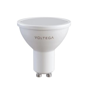 Лампа Voltega 8457, 6Вт, 5х5х5,6 см, GU10, 600Лм, 2800К, цвет матовый