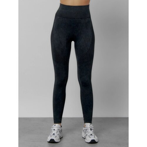 Легинсы для фитнеса женские, размер 42, цвет тёмно-серый
