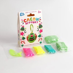 Лёгкий пластилин «Лепи легко», набор «Слепи игрушку» зелёный