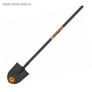 Лопата штыковая, острая, L = 160 см, с удлинённым деревянным черенком, FINLAND