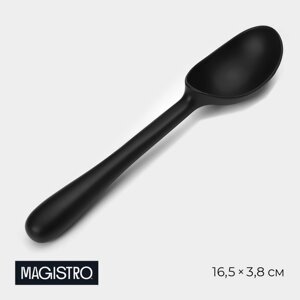 Ложка для мороженого Magistro Vantablack, 16,53,8 см, цвет черный