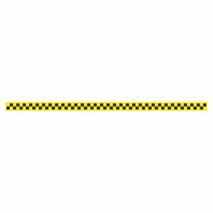 Магнитный знак-молдинг такси, узкий, комплект, 100 х 4 см
