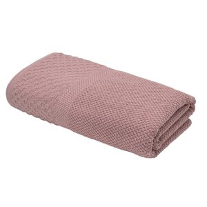 Махровое полотенце, размер 70x130 см, цвет розовый