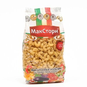 Макаронные изделия МакСтори Рожки рифленные, 400 г