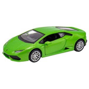 Машинка Bburago Lamborghini Huracán CoupéDie-Cast, 1:32, цвет зелёный
