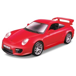 Машинка Bburago Porsche 911 Gt2, Die-Cast, 1:32, цвет красный