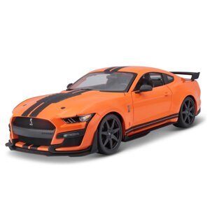 Машинка Maisto Die-Cast 2020 Ford Shelby GT500, открывающиеся двери, 1:18, цвет оранжевый