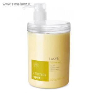 Маска питательная для сухих волос LAKME k. therapy repair, 1 л