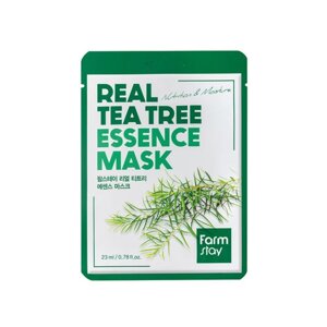 Маска тканевая для лица с экстрактом чайного дерева FarmStay Real Tea Tree Essence Mask, 23 мл