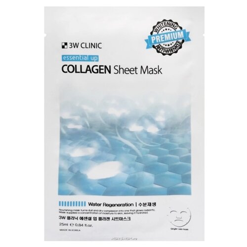 Маска тканевая с коллагеном essential UP collagen SHEET MASK, 25 мл