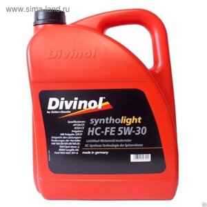 Масло моторное DIVINOL Syntholight HC-FE 5W-30, 4 л