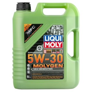 Масло моторное LiquiMoly Molygen New Generation 5W-30 SP GF-6A, НС-синтетическое, 5 л