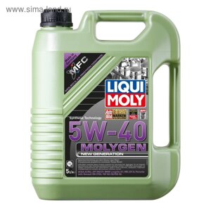 Масло моторное LiquiMoly Molygen New Generation 5W-40, 5 л