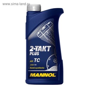 Масло моторное mannol 2т п/с PLUS, 1 л
