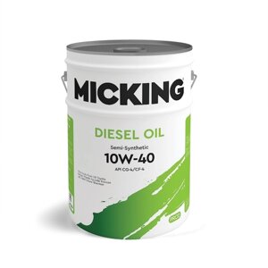 Масло моторное Micking Diesel Oil PRO2, 10W-40 CG-4/CF-4, полусинтетическое, 20 л