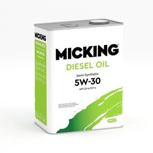 Масло моторное Micking Diesel Oil PRO2, 5W-30 CG-4/CF-4, полусинтетическое, 4 л