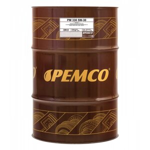 Масло моторное PEMCO 330 SAE 5W-30, синтетическое, 208 л