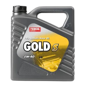 Масло моторное TEBOIL Gold S 5W-40, синтетическое, 4 л