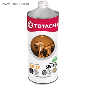 Масло моторное Totachi Eco Gasoline, SN/CF 5W-30, полусинтетическое, 1 л