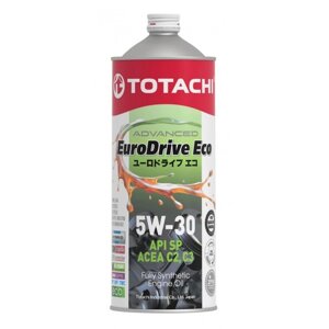 Масло моторное totachi eurodrive ECO 5W-30, SP, ACEA C2/C3, синтетическое, 1 л