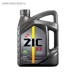 Масло моторное ZIC X7 diesel 10W-40, 6 л