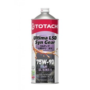 Масло трансмиссионное Totachi Ultima LSD Syn-Gear 75W-90 GL-5, 1 л