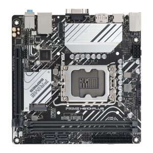 Материнская плата asus PRIME H610I-PLUS-CSM soc-1700 intel H610 2xddr5 mini-ITX AC`97 8ch (7 103396