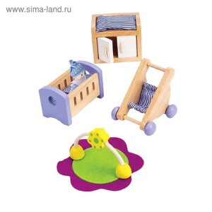 Мебель для кукольного домика «Комната для малыша»