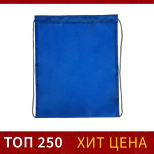 Мешок для обуви 420 х 340 мм, Calligrata "Стандарт"мягкий полиэстер, плотность 210 D), синий