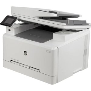 МФУ, лаз цв печать HP LaserJet Pro M283fdw,600x600 dpi, 21 стр/мин (цв/чб), А4, Wi-Fi, белый