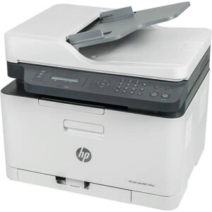 МФУ, лаз цветная печать HP MFP 179fnw, 600 x 600 dpi, А4, Wi-Fi, белый