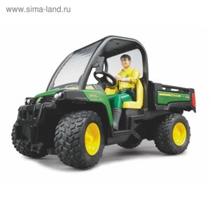 Мини-самосвал John Deere Gator, с фигуркой водителя 107 мм