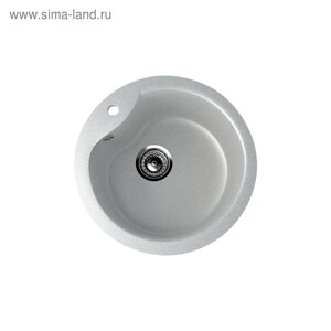 Мойка кухонная Ulgran U102-310, d=480 мм, цвет серый