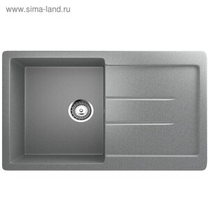 Мойка кухонная Ulgran U507-309, 770х495 мм, цвет тёмно-серый