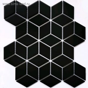 Мозаика керамическая Bonaparte Landa Black matt, 267,4 х 309 мм