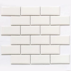 Мозаика керамогранитная Bonaparte Brick White, 287,5x292x6 мм