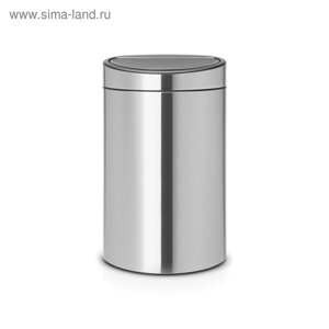 Мусорное ведро Brabantia Touch Bin New, цвет стальной матовый, 40 л