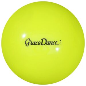 Мяч для художественной гимнастики Grace Dance, d=16,5 см, цвет салатовый