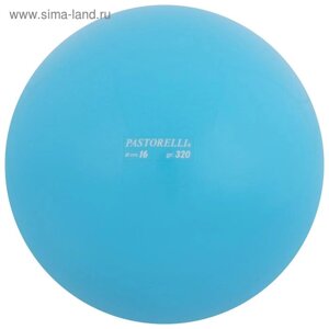 Мяч для художественной гимнастики Pastorelli, d=16 см, цвет голубой