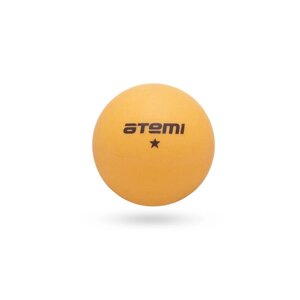 Мячи для настольного тенниса Atemi 1*ATB101, пластик, 40+оранжевые, 6 шт