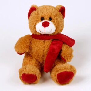 Мягкая игрушка «Медведь», 16 см, цвет коричневый