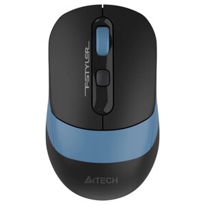 Мышь A4Tech Fstyler FB10C черный/синий оптическая (2400dpi) беспроводная BT/Radio USB (4but 102939