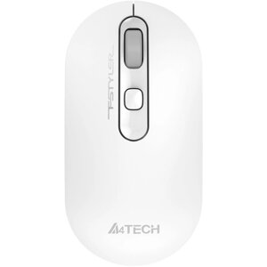 Мышь A4Tech Fstyler FG20S белый/серый оптическая (2000dpi) silent беспроводная USB для ноут 102939